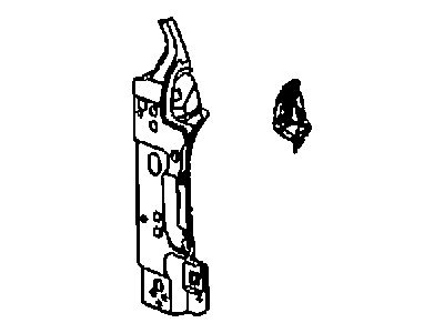 Jeep 55113053AA PANEL Taillamp Mounting