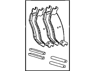Jeep Wrangler Brake Pad - 5191823AA