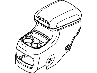 Dodge Durango Armrest - 1YU70DX9AB