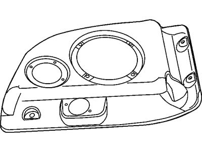 Jeep 5HU98DX9AH HOUSING Speaker