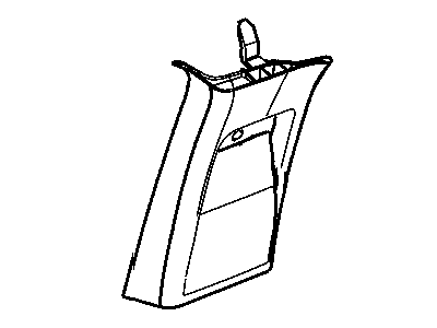 Ram 5HP48XDVAA MOLDING C Pillar