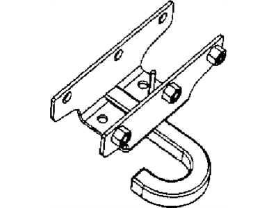 Jeep 4680647AA HOOK Tow