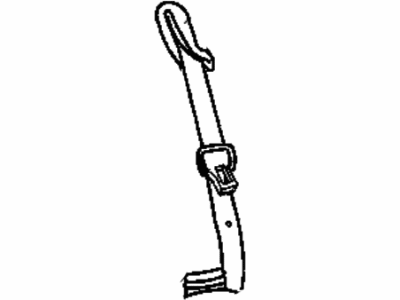 Mopar 5GD70RK5AB Seat Belt Front Outer