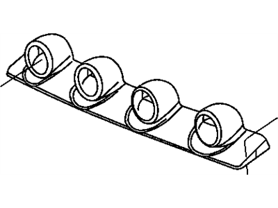 Jeep 5HZ08RXFAG COVER Light Bar Support