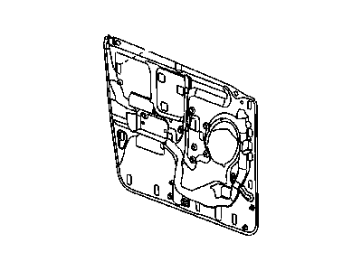 Dodge 55276172AJ WATERSHIELD Front Door