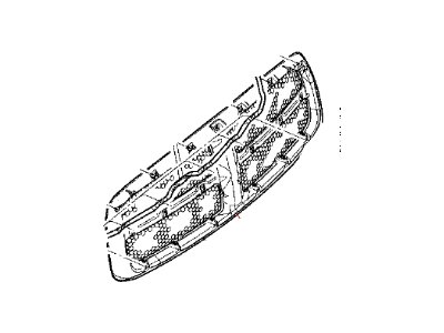 2007 Dodge Ram 2500 Grille - 55077767AD