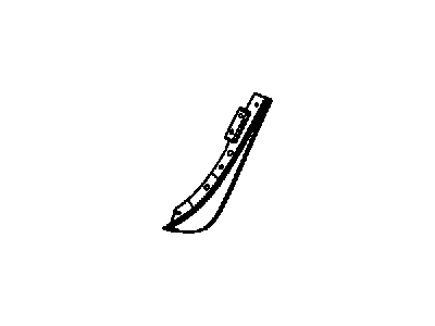 Dodge 68043398AA EXTENSION Fender