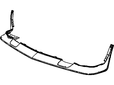 Dodge 68109837AA AIR DAM Front
