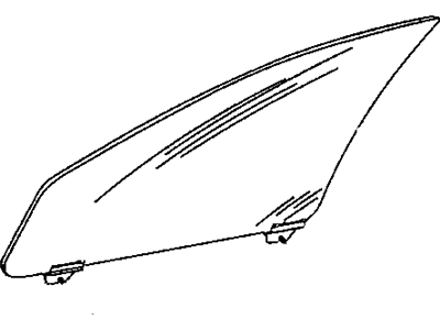 Dodge 4717034 GLASS Front Door