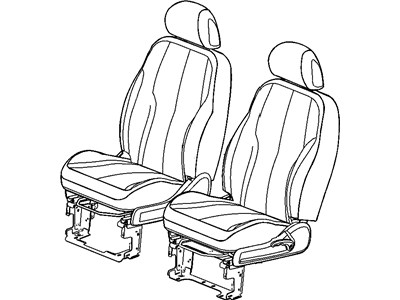 Chrysler 5175653AA FRAME Seat cushion