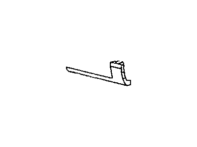 Dodge PJ98SS5 APPLIQUE, Sill, Lower, Rear