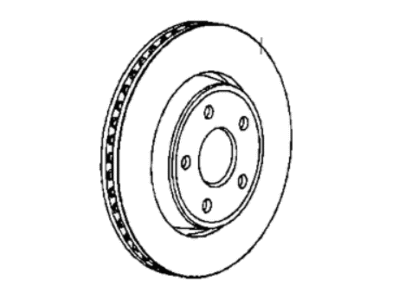 2023 Dodge Durango Brake Disc - 4755349AA