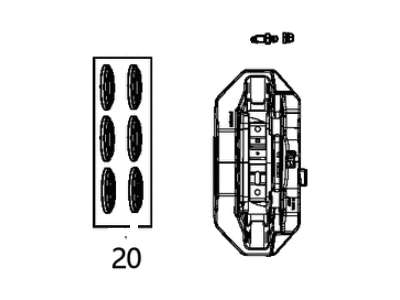 Dodge Durango Brake Caliper - 68507581AA