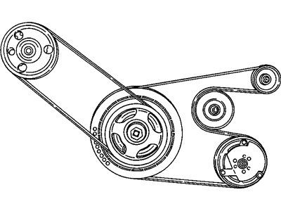 Mopar 4861733AC Serpentine Belt