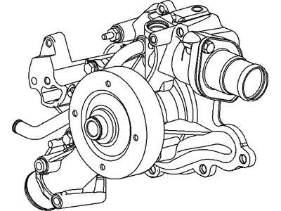 Jeep 53021536AC HOUSING Thermostat