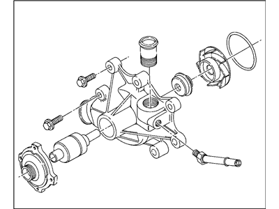 Dodge 53021074AC PUMP Water