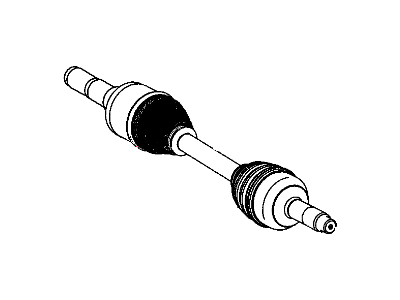 Jeep 52104701AB SHAFT Axle Half