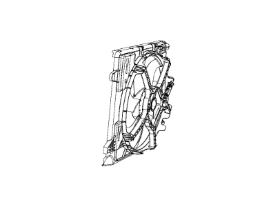 Jeep 68143894AB FAN MODULE Radiator Cooling