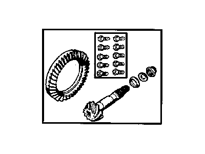 Dodge 4746618AB GEAR KIT Ring And Pinion