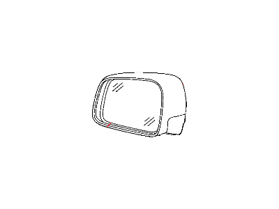 Mopar 5SG18AXRAB Mirror Outside Rearview