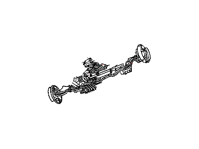 Mopar 4683320 Tube Assembly, Valve To Rear Hose Right