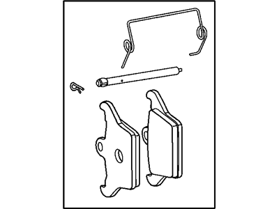 Dodge 5093307AA PAD KIT Disc Brake