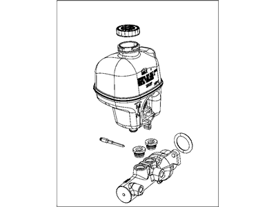 2020 Ram 1500 Brake Master Cylinder - 68000908AB