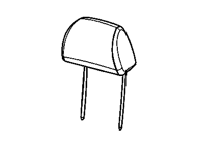 Chrysler 1FL951D5AA HEADREST Front