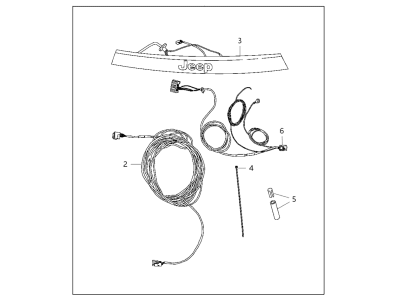 Jeep 82212110 CAMERA KIT Back Up