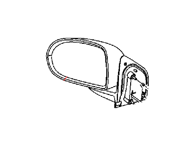 Jeep 5115043AI MIRROR Outside Rearview