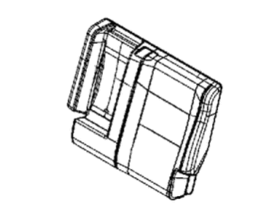 Jeep 6VE25LA8AB COVER Rear Seat Back Left