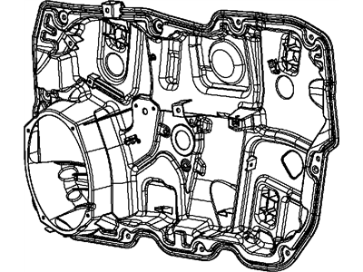Mopar 68170226AA Window Regulator, Front Passenger Side