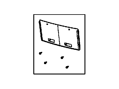 Mopar 68069345AA License Bracket