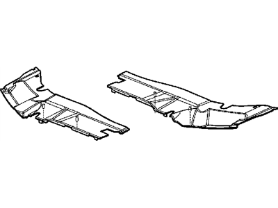 Mopar 5182337AA Sight Shield, Front Driver Side