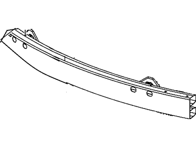 Mopar 68142202AA Radiator Support, Front