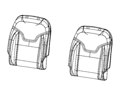 Jeep 7CT07LT5AA COVER Front Seat Back