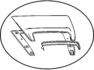 Mopar 82208576 Scoop Kit Hood Primed