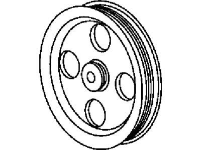 Chrysler 53032128AB PULLEY Power Steering Pump