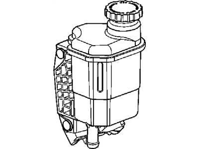 Dodge 5073626AA CAP Power Steering Reservoir