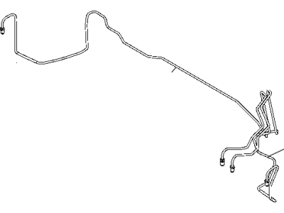 Ram ProMaster City Brake Line - 68261734AA