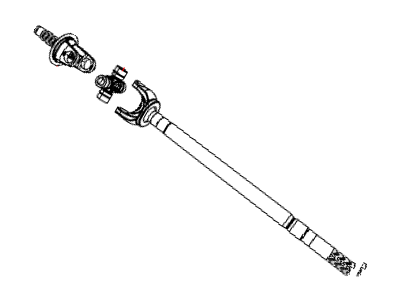 Dodge 68055220AA SHAFT Axle