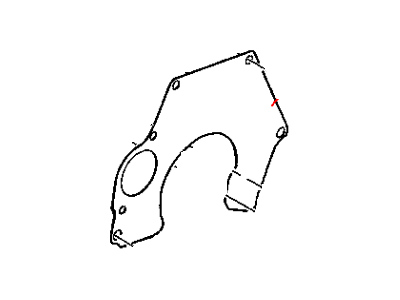 Dodge 4660925AA COVER Transaxle Rear Chain / Gear