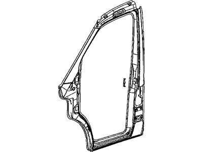 Dodge 68008451AA APERTURE Body Side Door