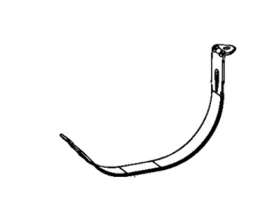 Ram 68397065AC STRAP Fuel Tank