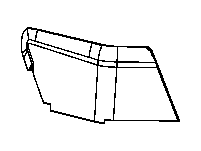 Mopar 68040112AB Closure Panel, Rear Passenger Side