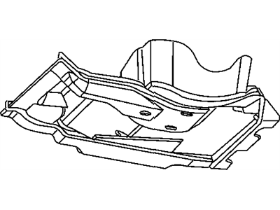 Dodge 52129093AF BELLY PAN Front