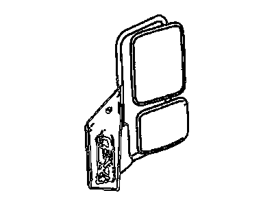 Dodge 68010088AA MIRROR Outside Rearview