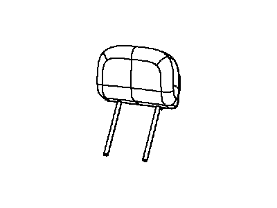 Dodge 1UN01XR4AA HEADREST Rear