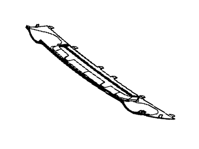 Jeep 68091529AA APPLIQUE Fascia Chrome