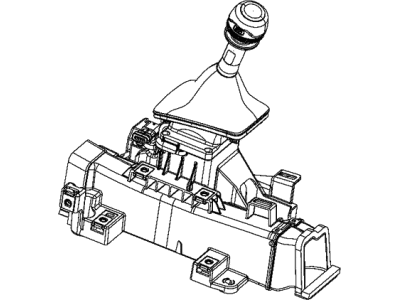 Jeep 6GA801A3AC SHIFTER Transmission